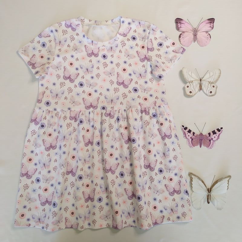 Jersey Print Butterflies