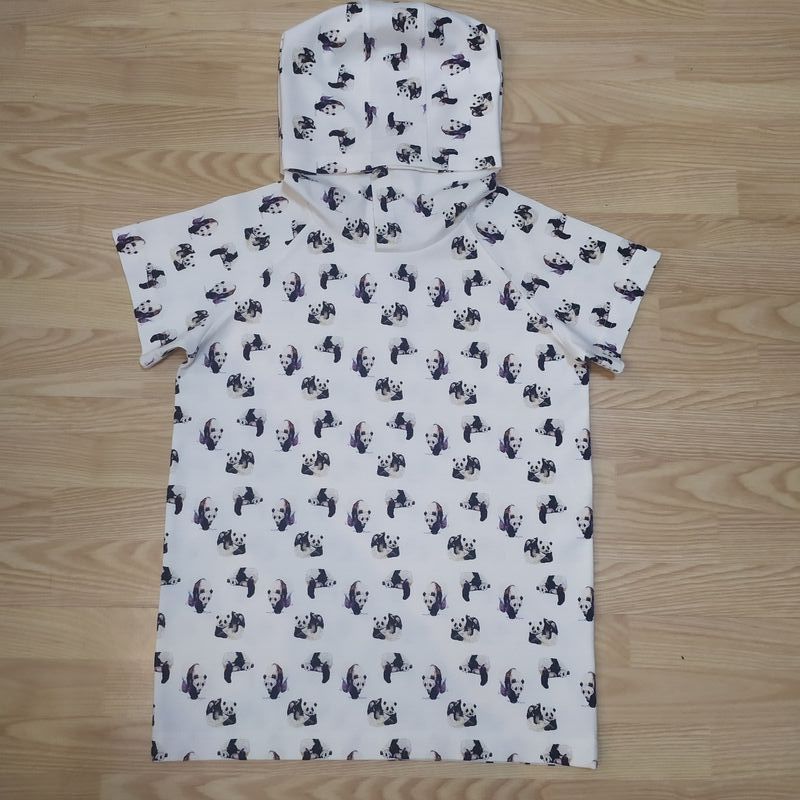 Jersey Cotton Fabric Digital Print - Pandas